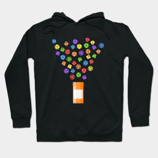 Rainbow Colorful Dice Pills Mental Health Awareness Hoodie